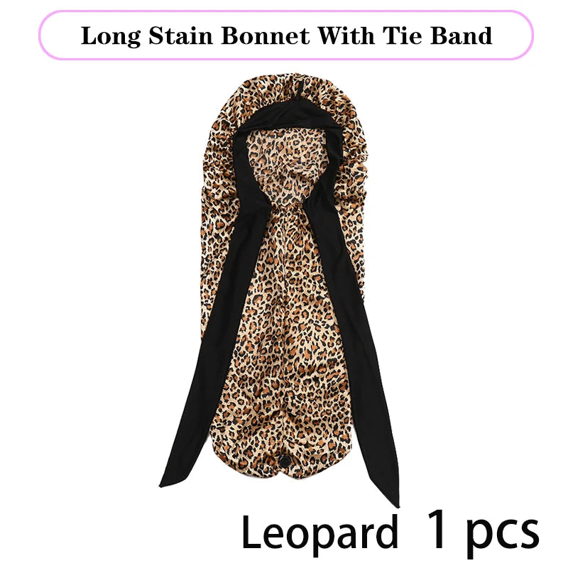 Soft Silky Long Satin Bonnet Extra Large Size