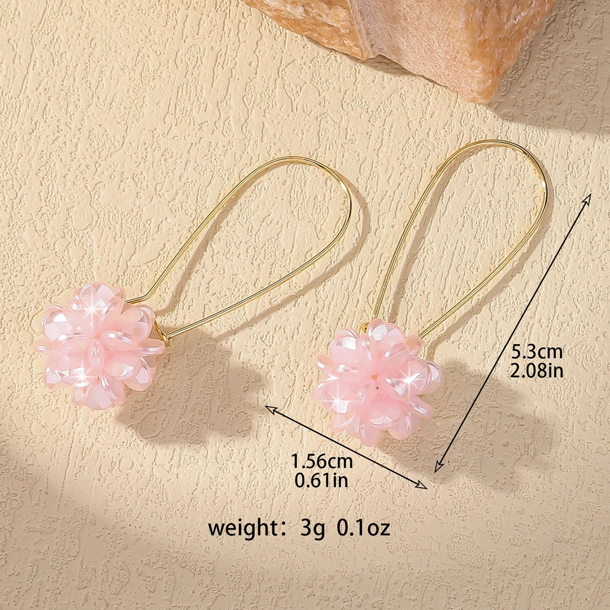 ZAKOL Korean Fashion Imitation Shell Dangle Earrings