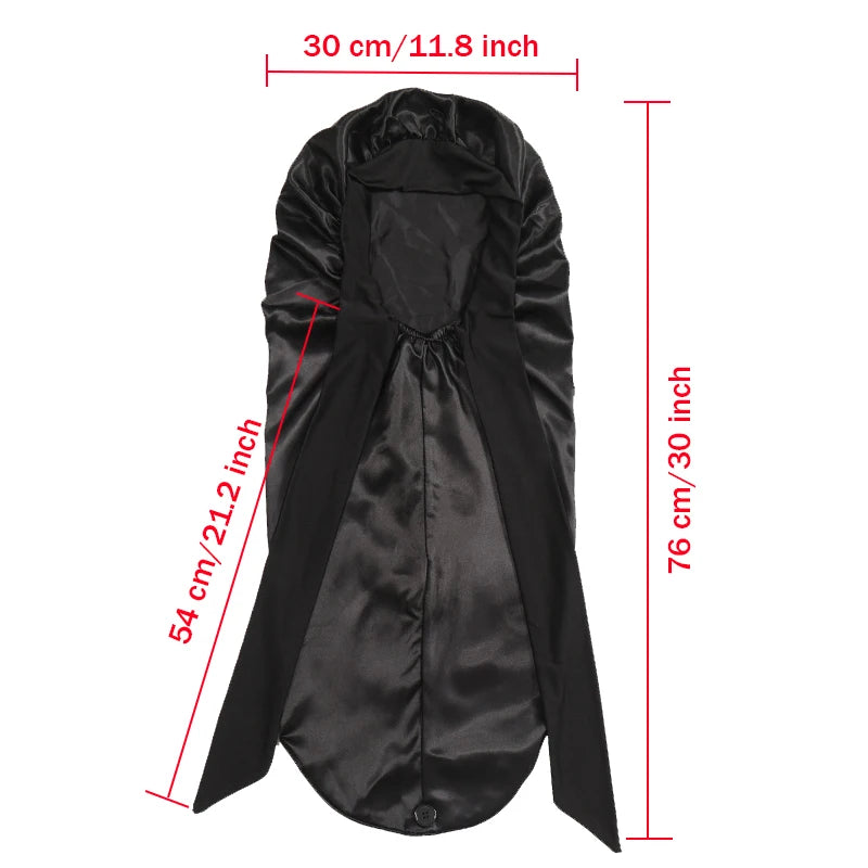 Soft Silky Long Satin Bonnet Extra Large Size