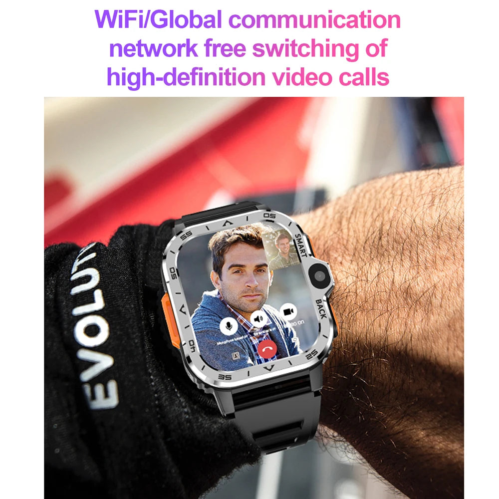 HD Dual Camera smart watch NFC 2G 4G Sim Card