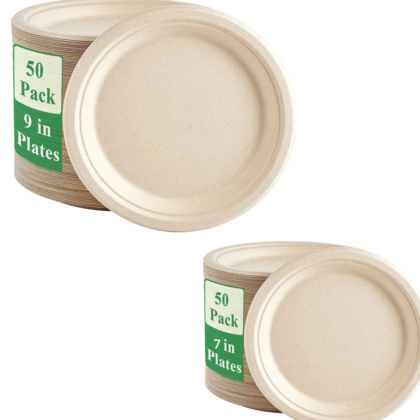 Natural Biodegradable Eco-Friendly Sugarcane Plates
