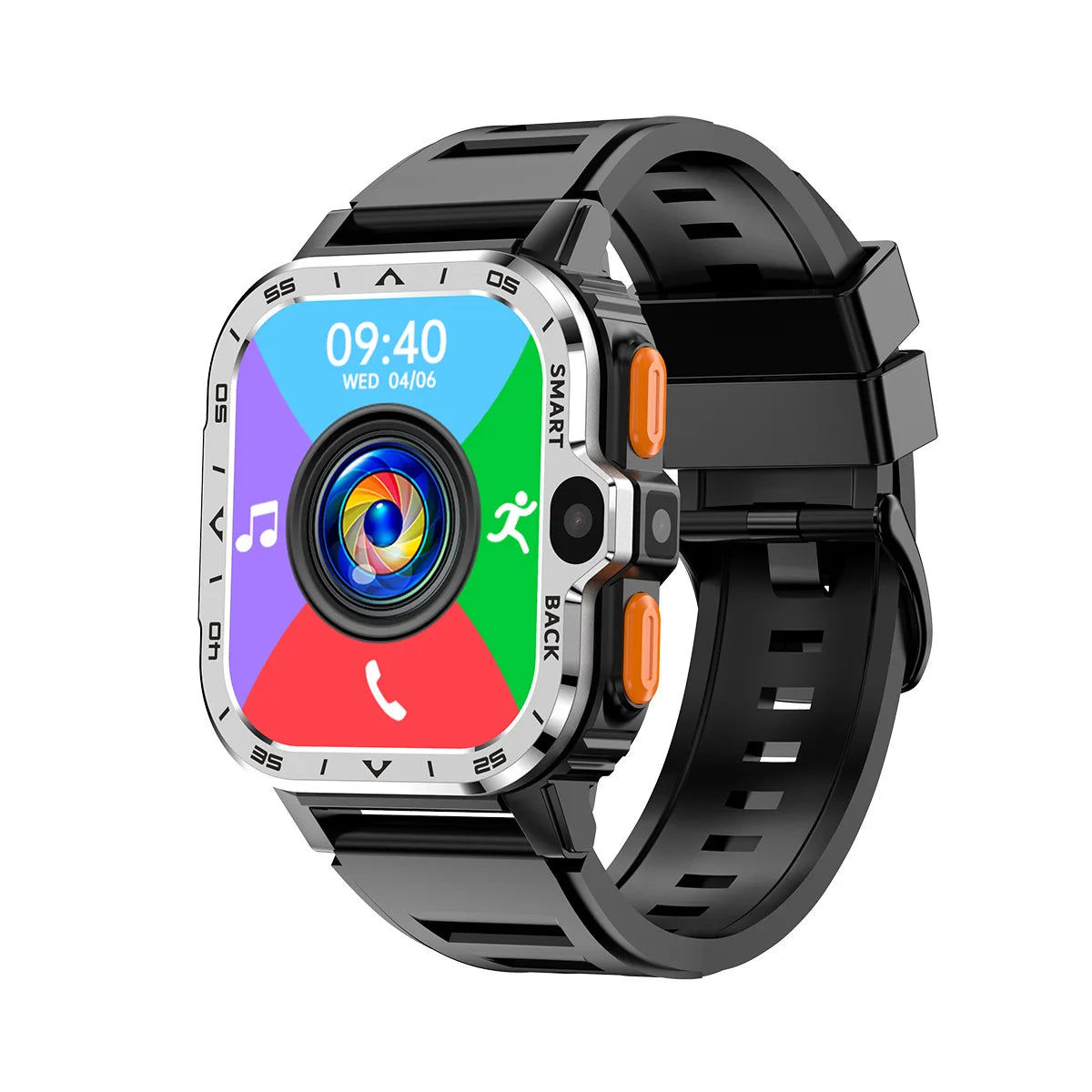 HD Dual Camera smart watch NFC 2G 4G Sim Card