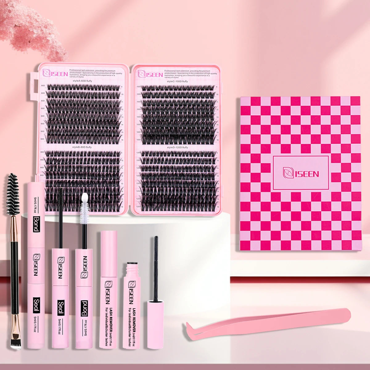Set Large Eyelash Book