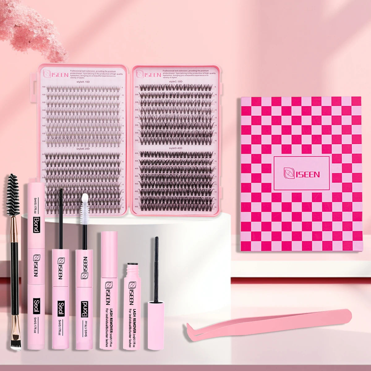 Set Large Eyelash Book