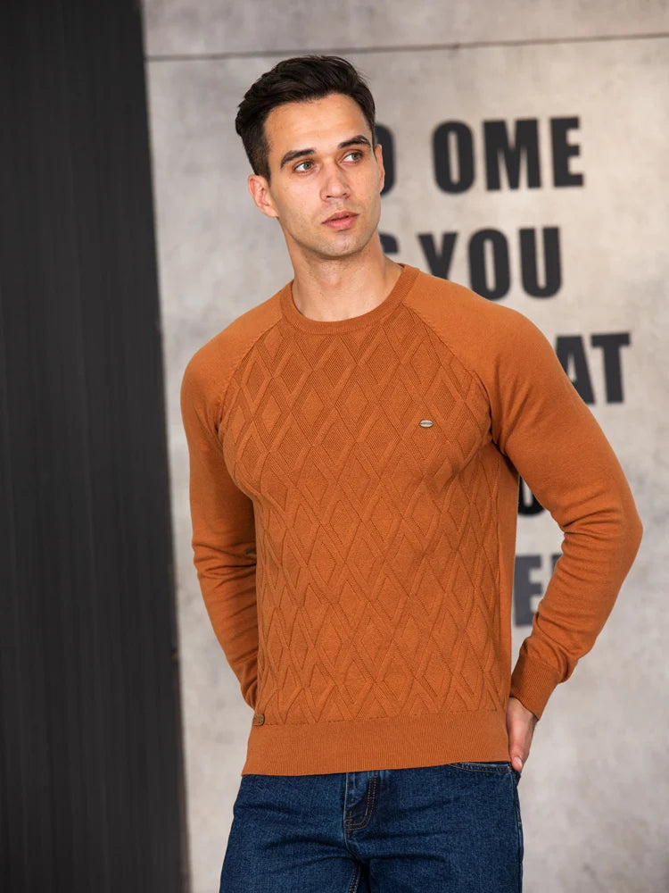 Sweaters Long sleeve Knitted Male Pullover