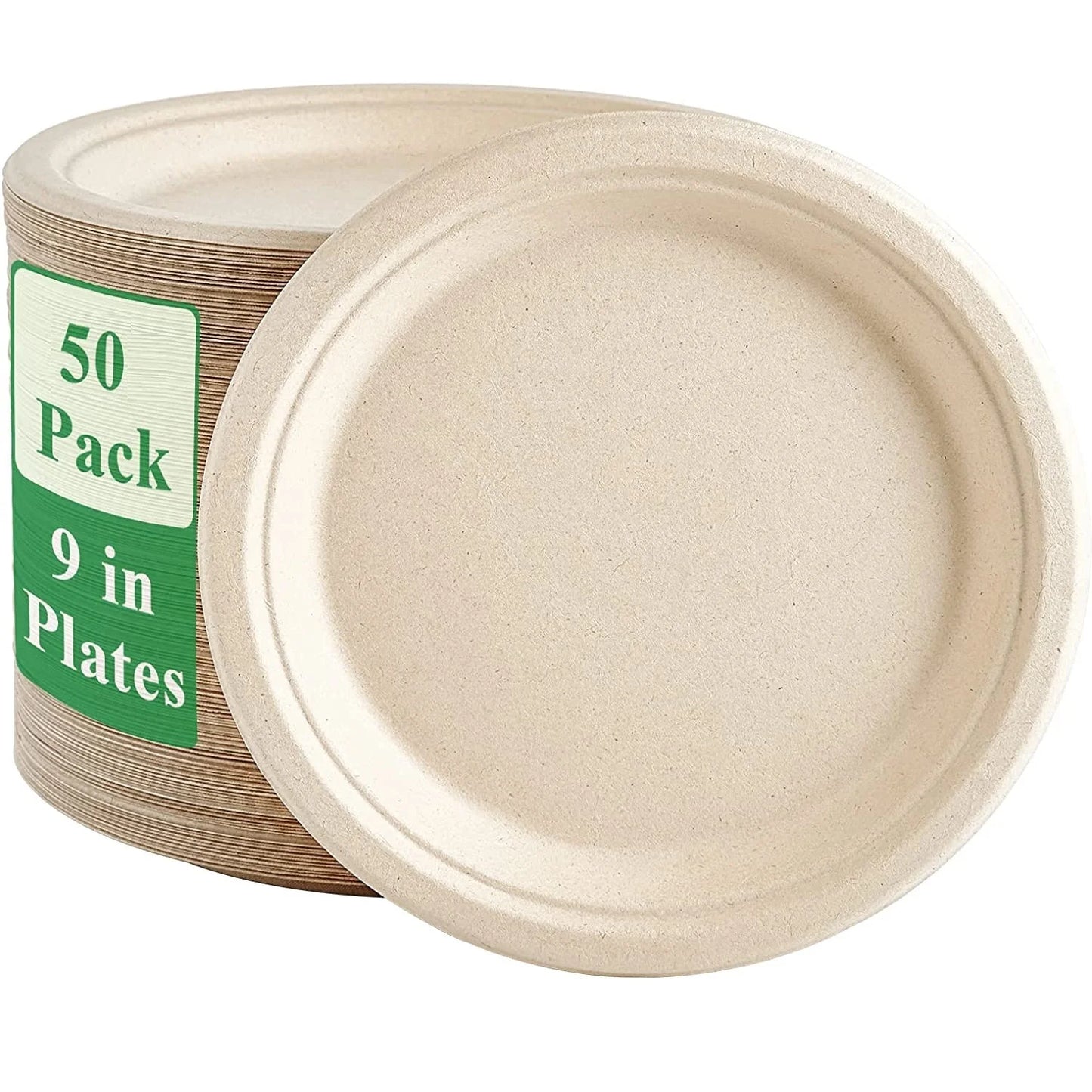 Natural Biodegradable Eco-Friendly Sugarcane Plates