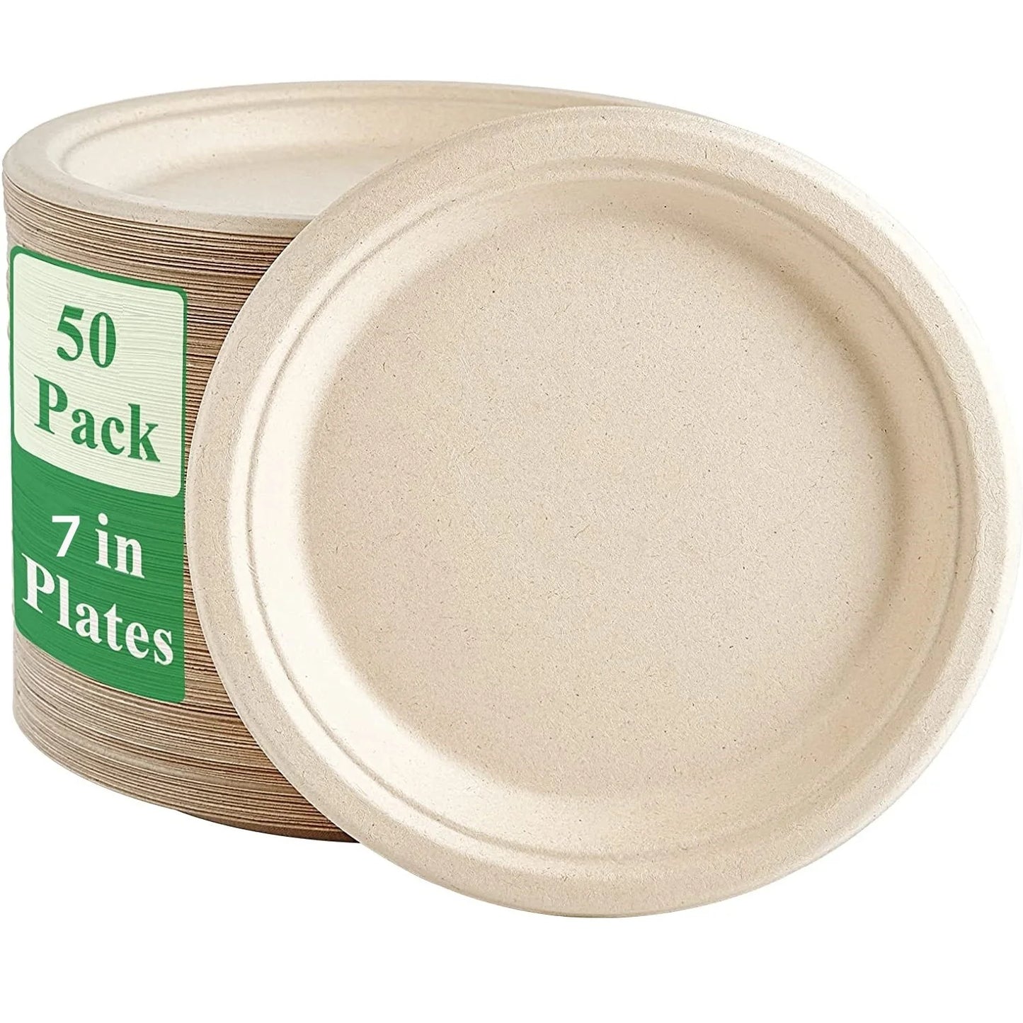 Natural Biodegradable Eco-Friendly Sugarcane Plates