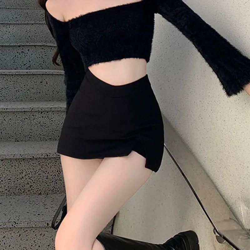 Split Mini Skirts