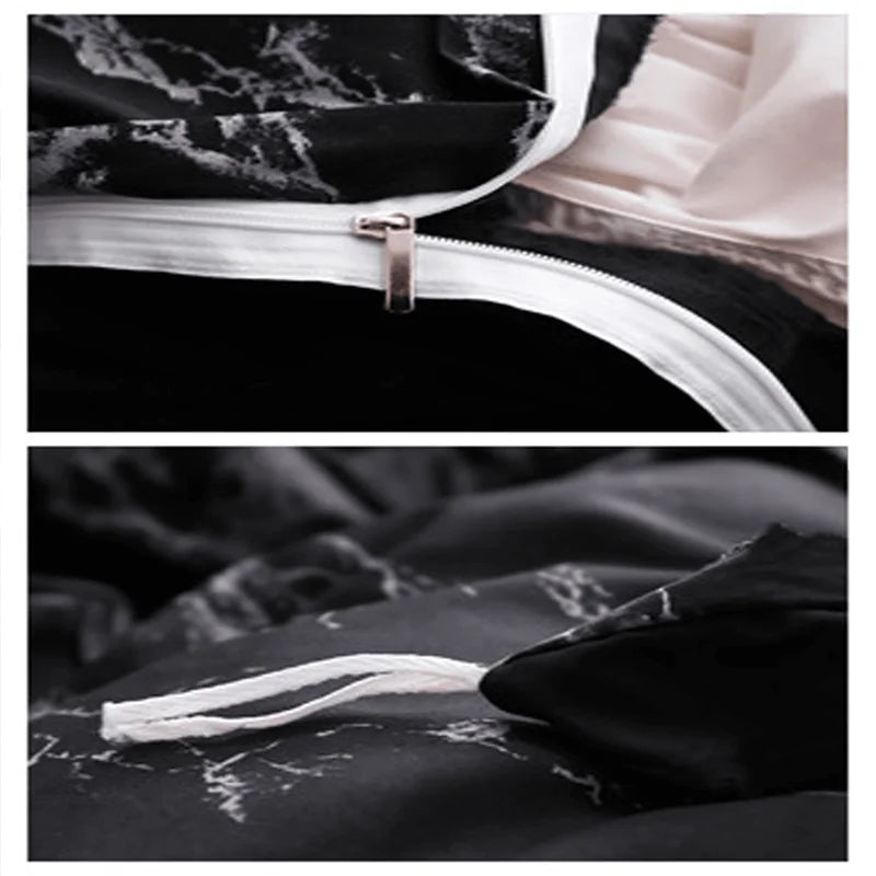 3pcs Duvet Cover Set with Pillow Case Double Comforter Queen/King Couple or Single Bed