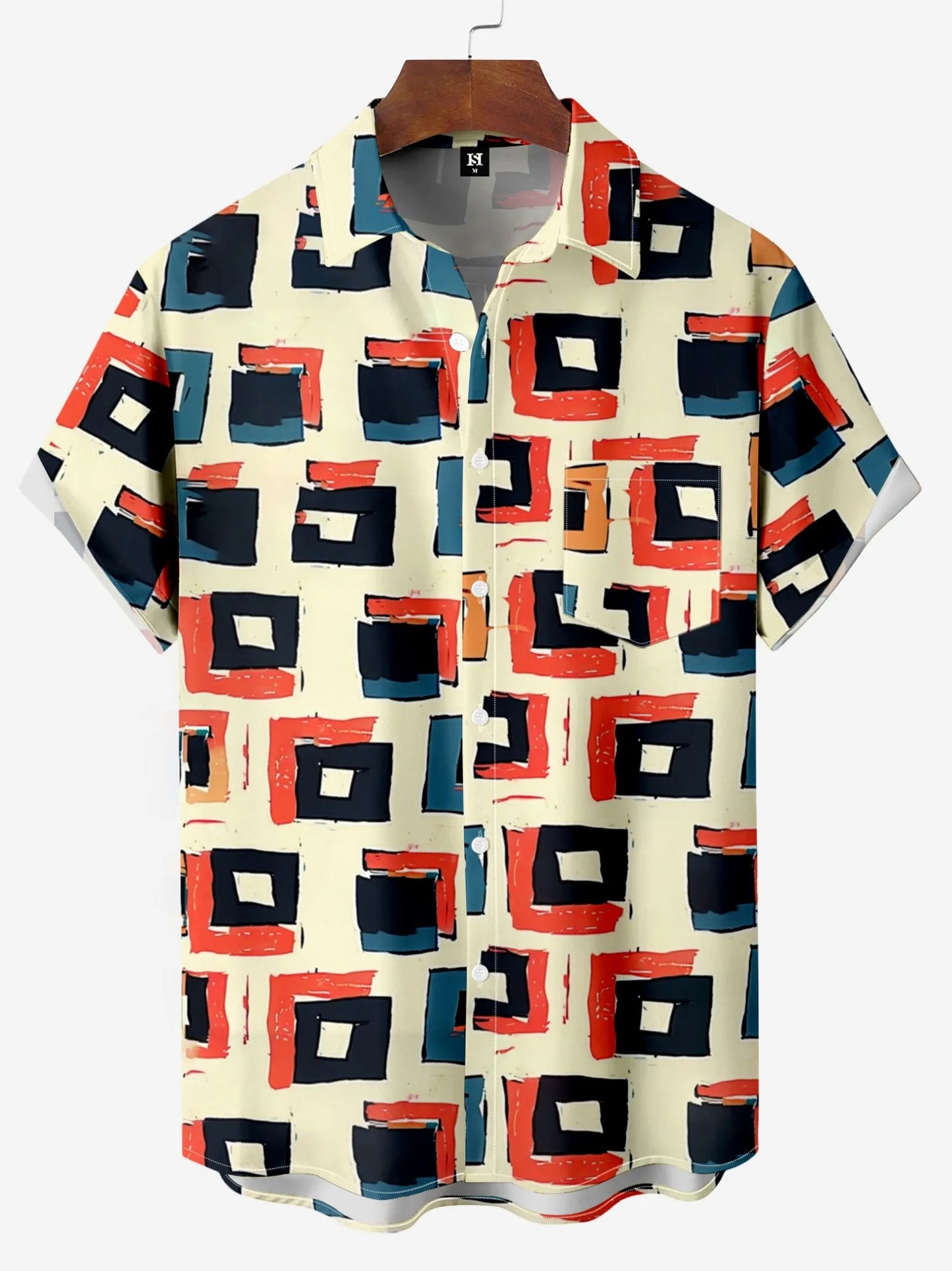 Beach Shirt Camping Short Sleeve