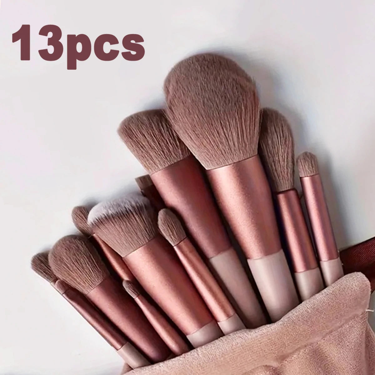13 PCS Makeup Brush Color Set