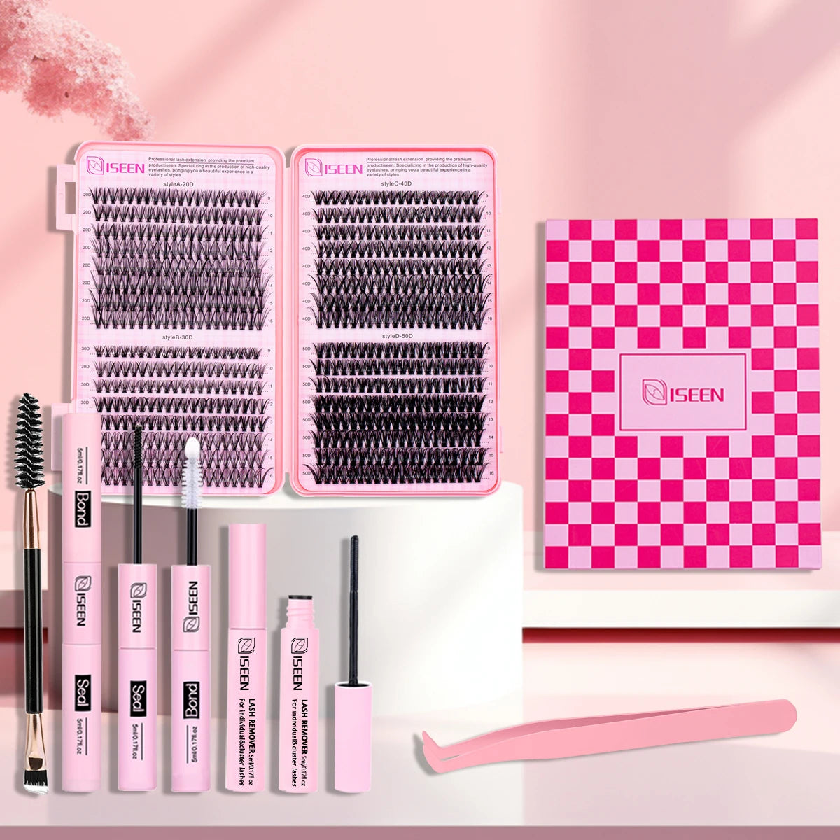 Set Large Eyelash Book