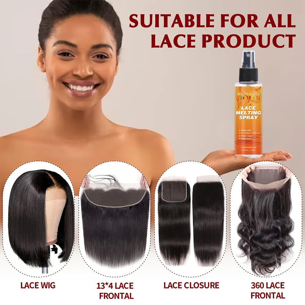 Melting Spray for Lace Wig Long Lasting Invisible