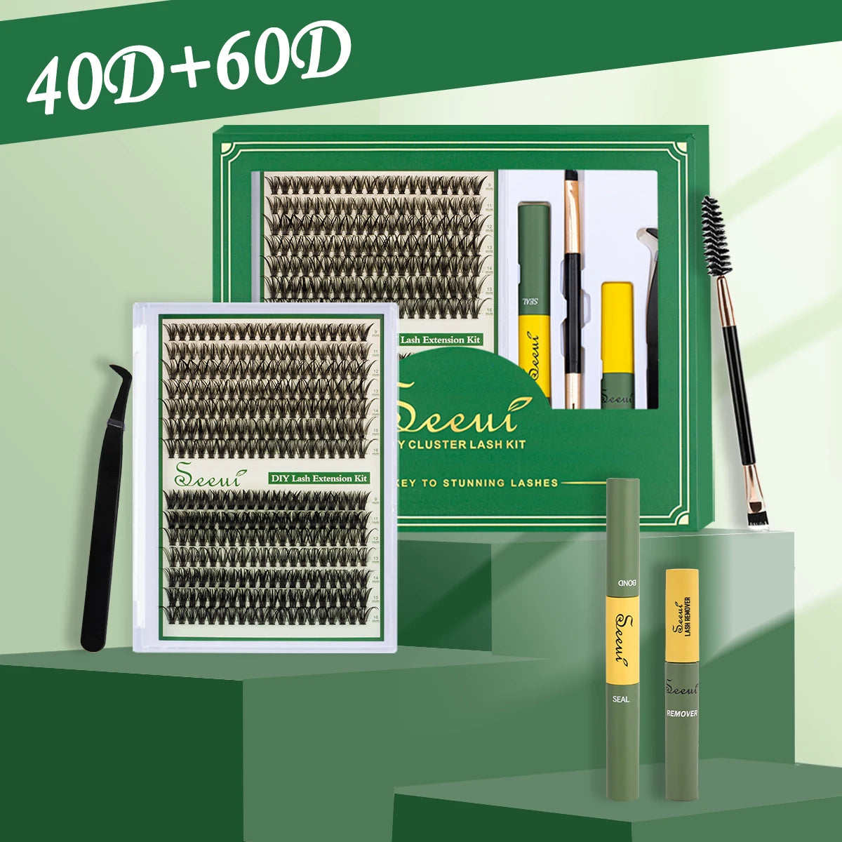 Set Large Eyelash Book