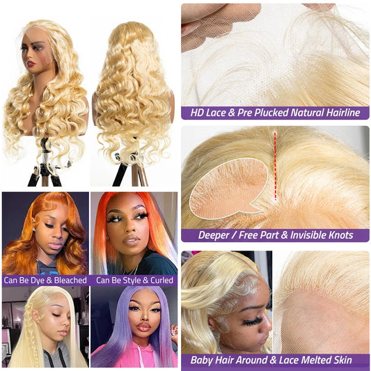 613 Blonde Body Wave