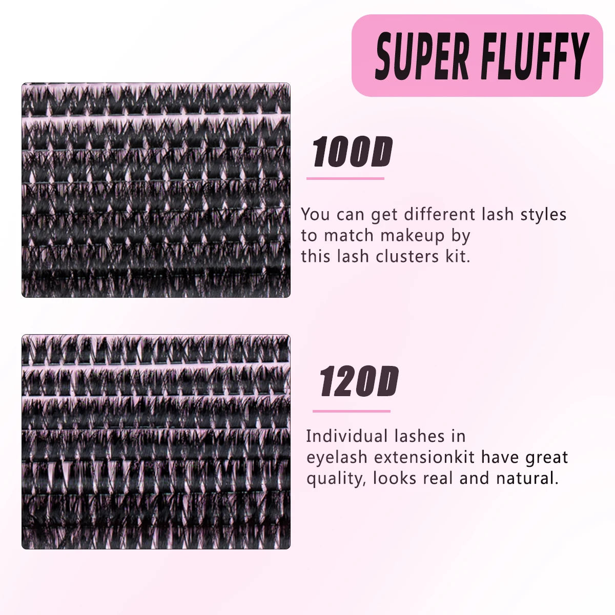 Set Large Eyelash Book