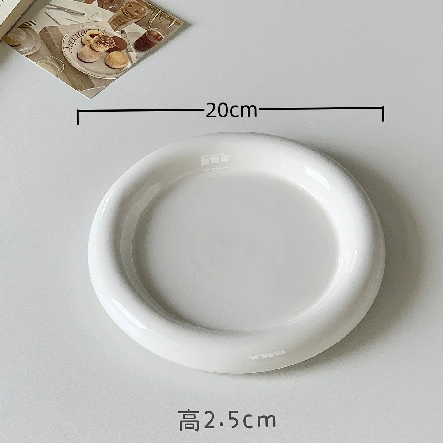 Tableware Ceramic Plate Main Course Kitchen Utensils