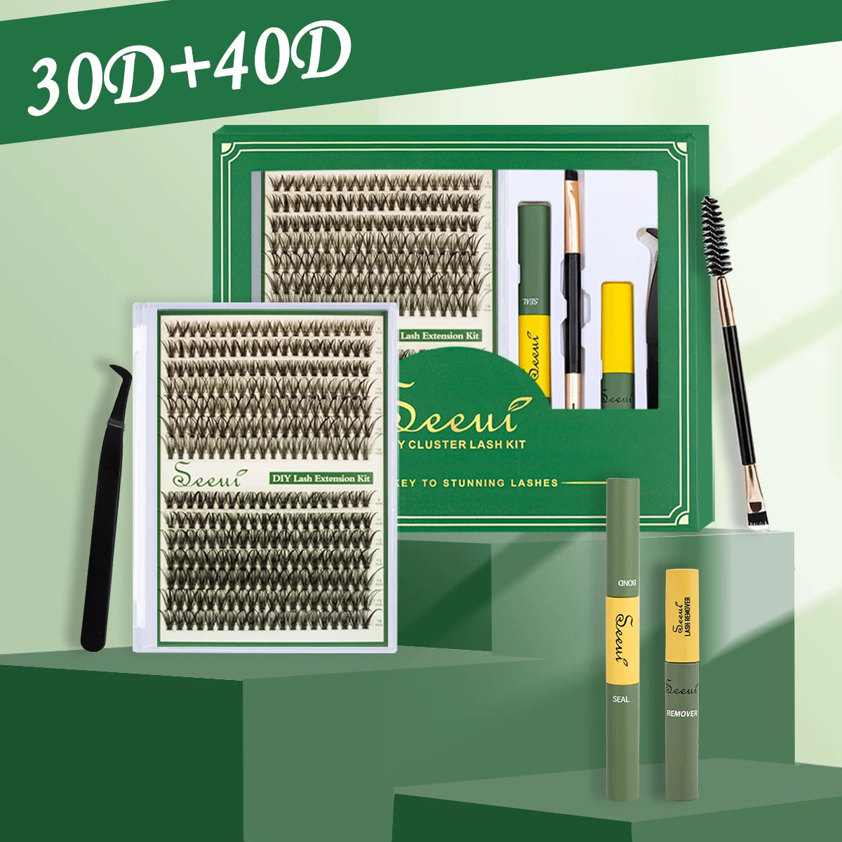 Set Large Eyelash Book