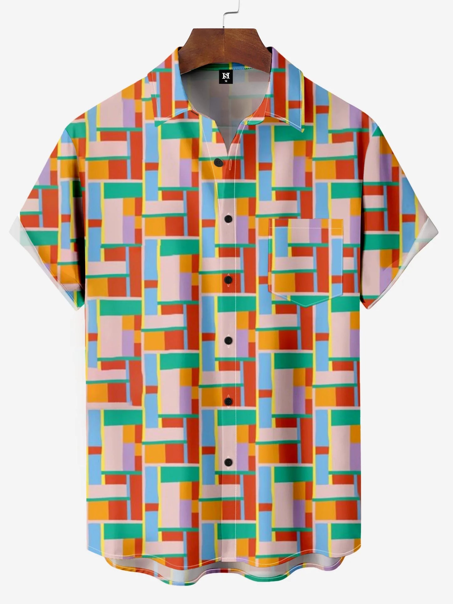 Beach Shirt Camping Short Sleeve
