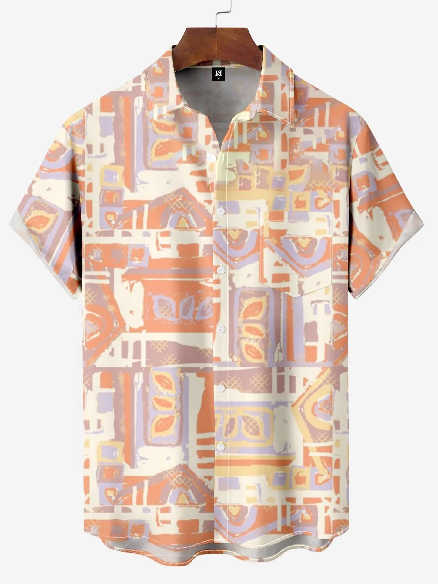 Beach Shirt Camping Short Sleeve