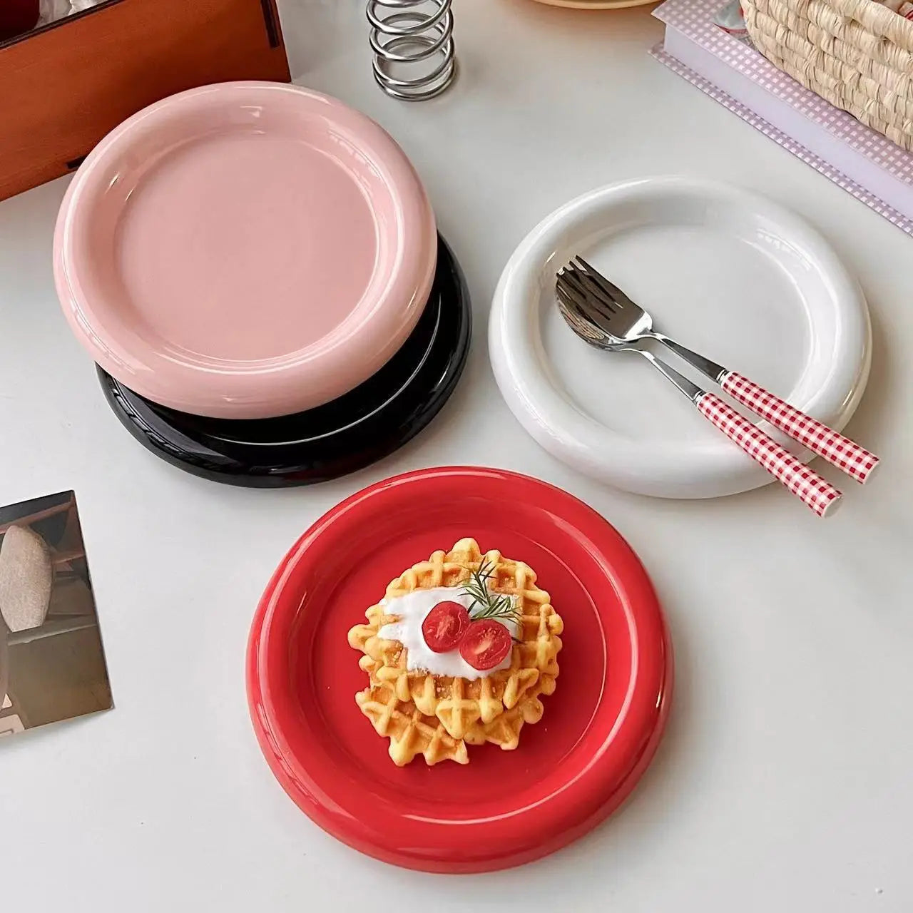 Tableware Ceramic Plate Main Course Kitchen Utensils